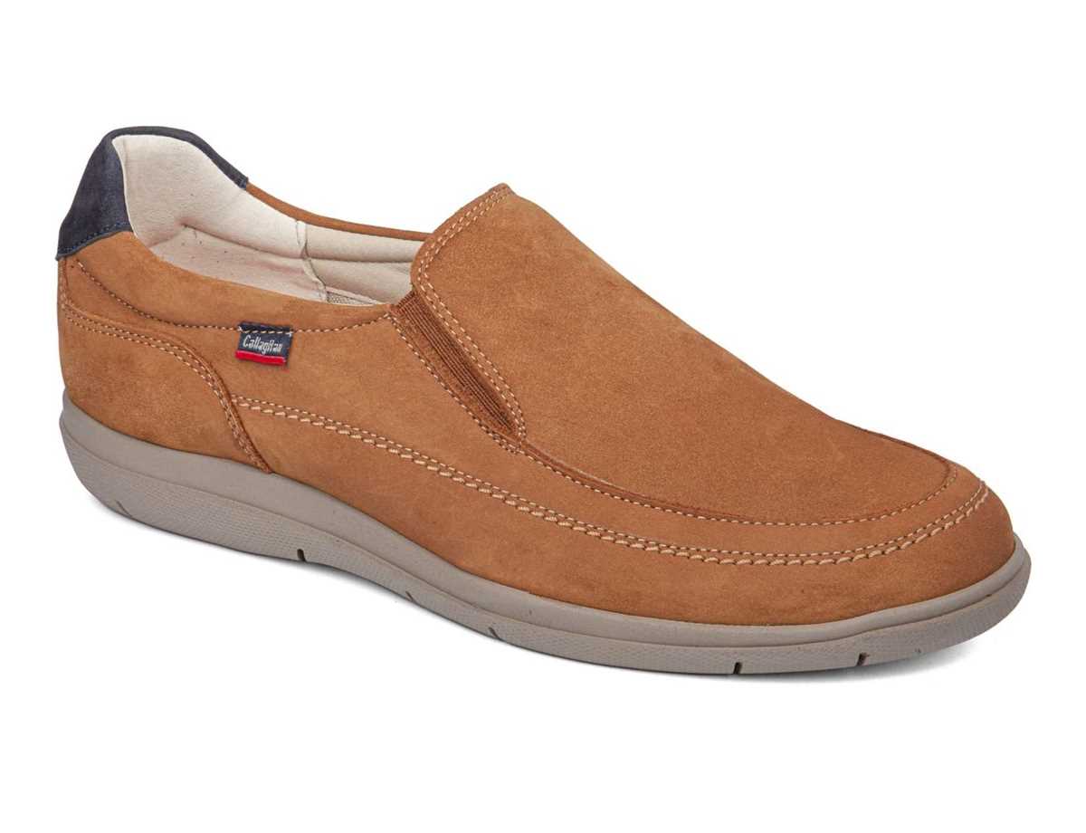 Mocassins Callaghan 46805 Duna Marron Bleu Homme | UQW-3417093