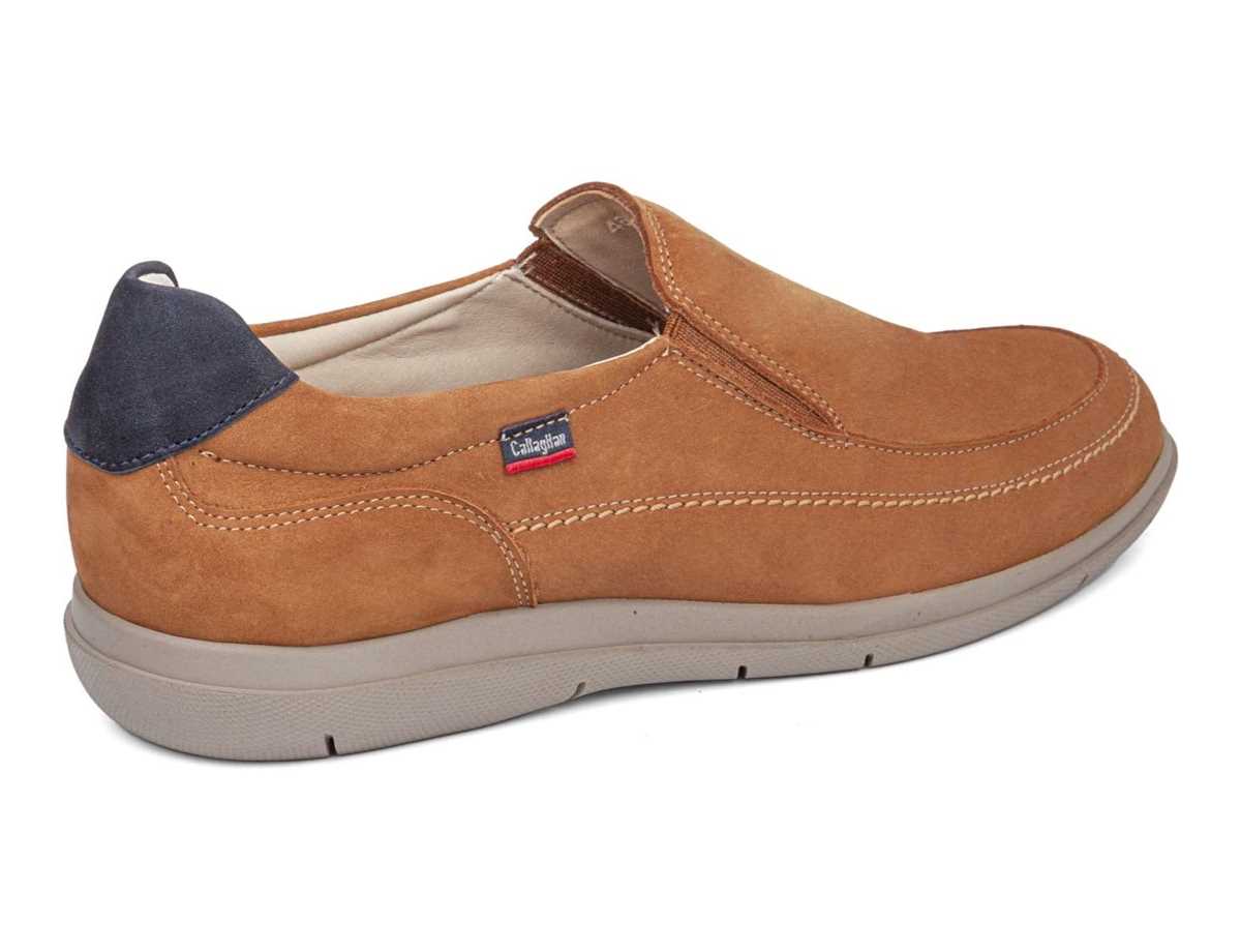 Mocassins Callaghan 46805 Duna Marron Bleu Homme | UQW-3417093