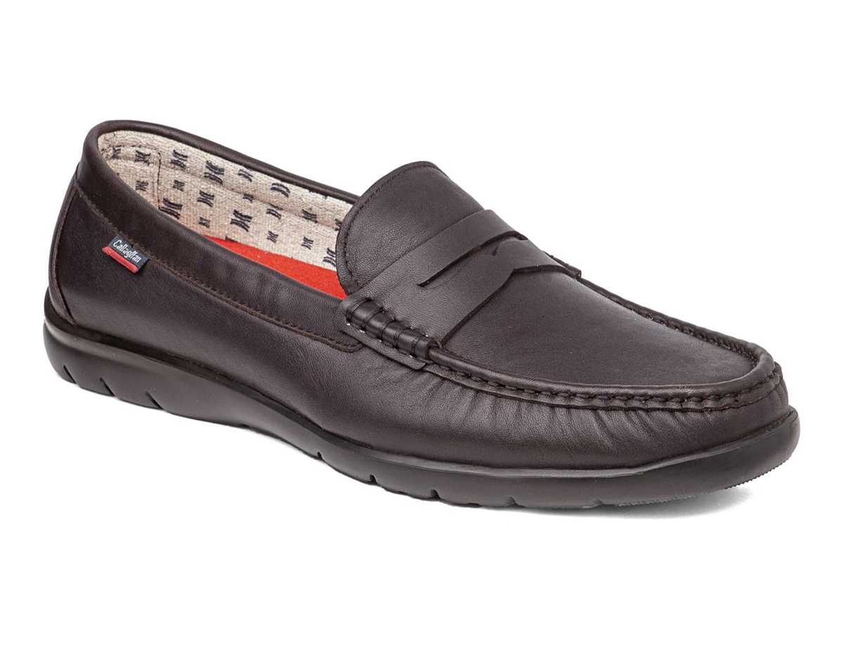 Mocassins Callaghan 18003 Tenger Marron Foncé Homme | BPO-6264822