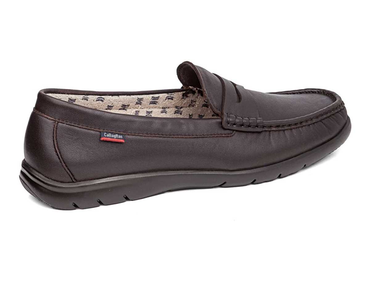 Mocassins Callaghan 18003 Tenger Marron Foncé Homme | BPO-6264822