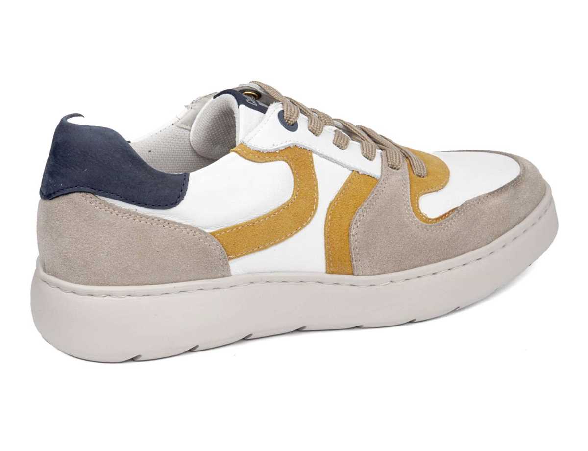 Chaussures Casual Callaghan 54802 Pint Beige Blanche Jaune Homme | FJU-7138135