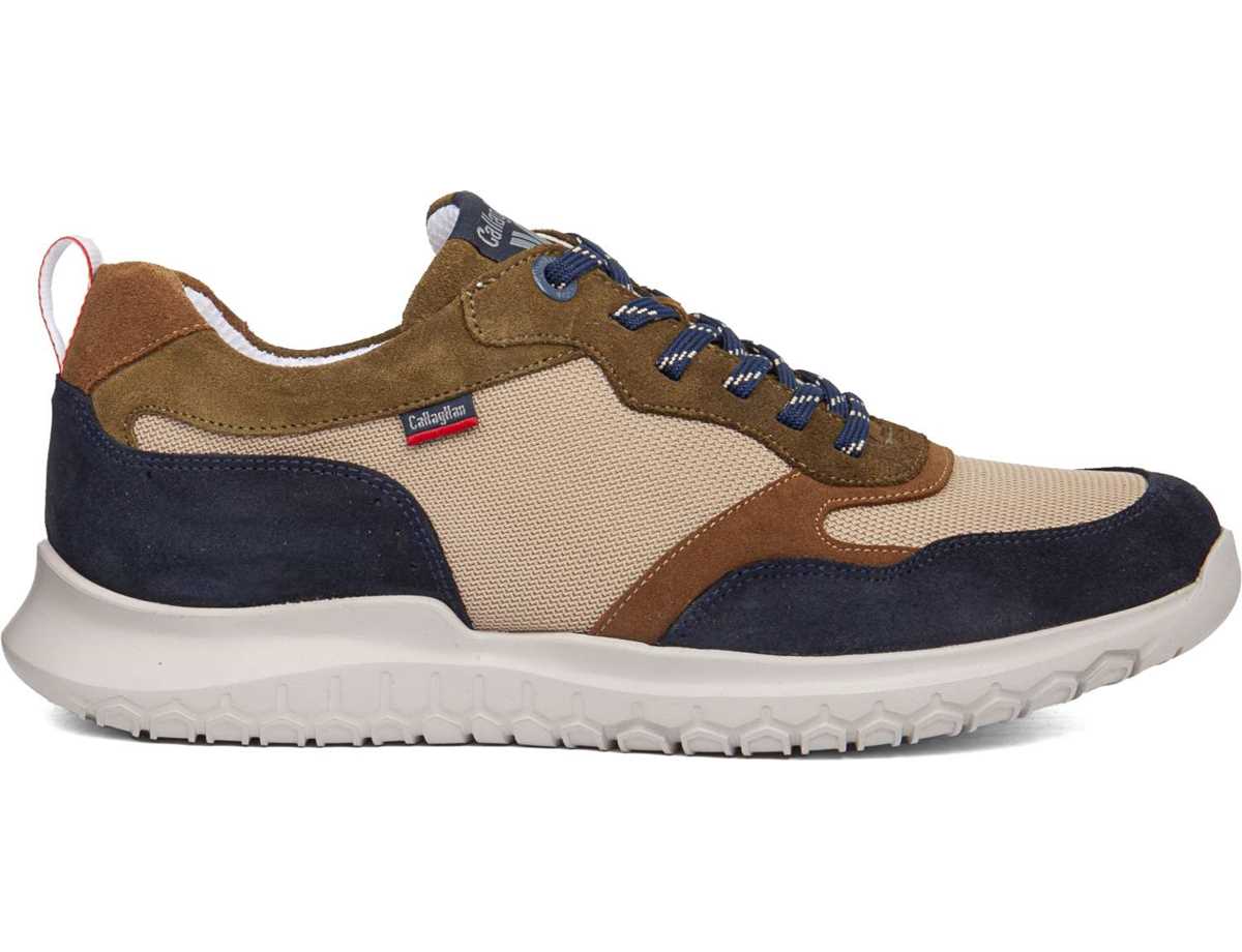 Chaussures Casual Callaghan 53704 Suv Marine Cro Bleu Beige Marron Homme | GKU-5190647