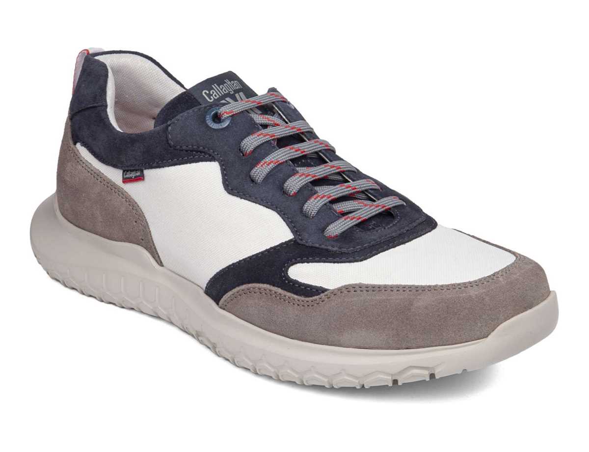 Chaussures Casual Callaghan 53704 Suv Marine Cro Grise Blanche Bleu Homme | ESQ-3689670