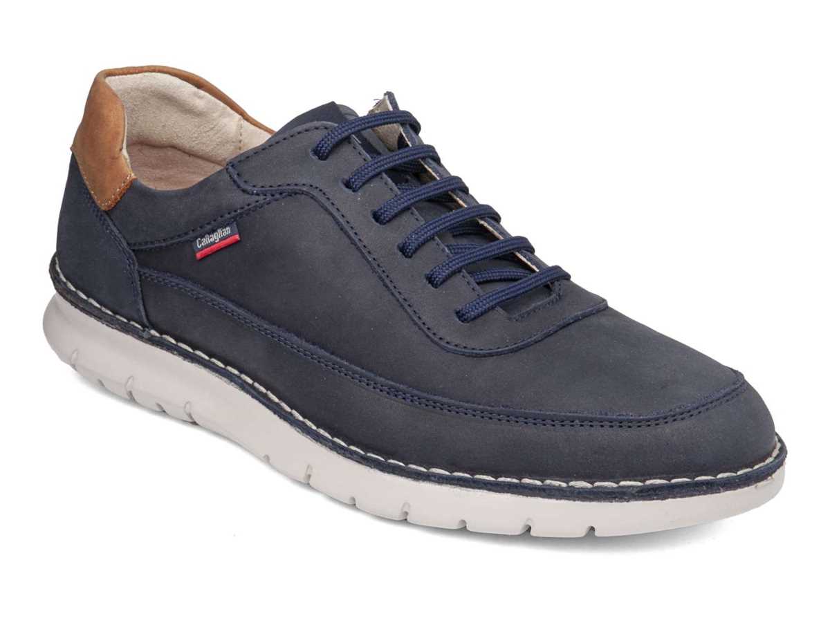 Chaussures Casual Callaghan 47104 Awat-V. Bleu Marron Homme | TNR-9704460