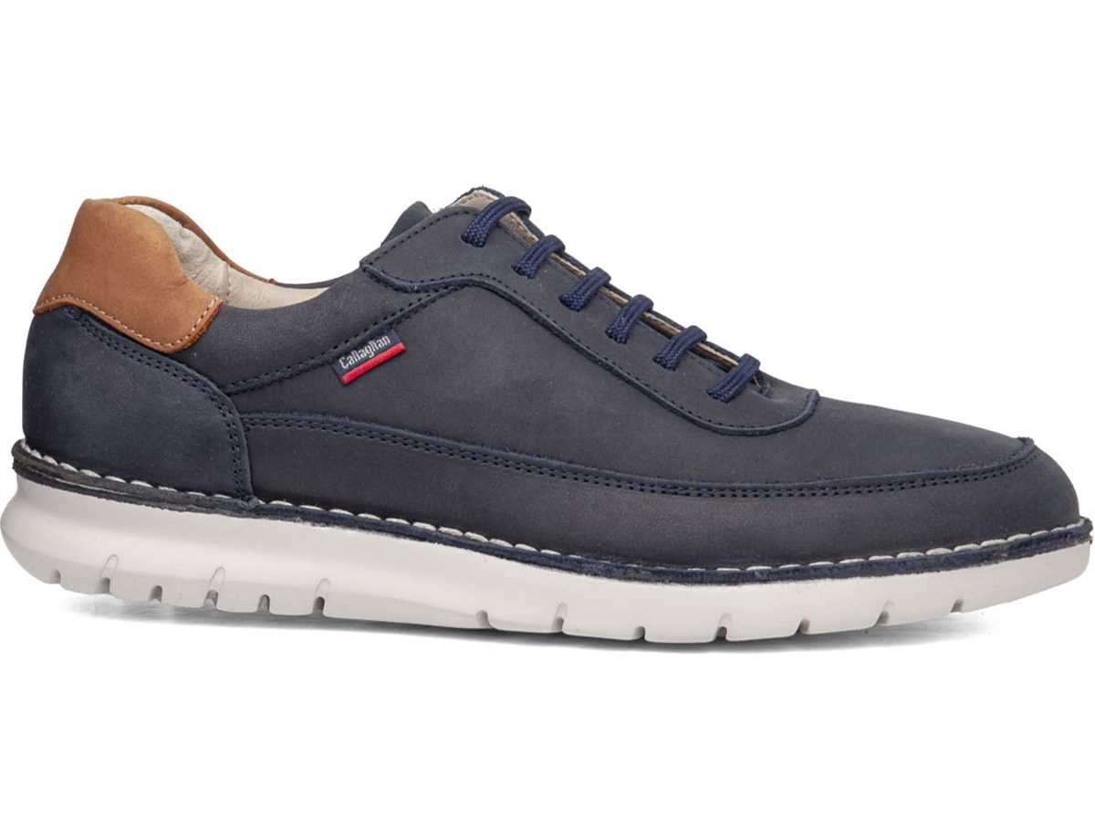 Chaussures Casual Callaghan 47104 Awat-V. Bleu Marron Homme | TNR-9704460