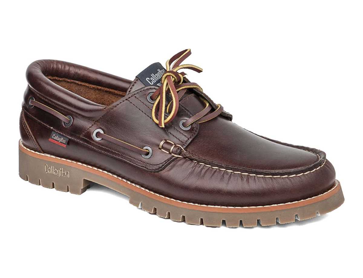 Chaussures Bateau Callaghan 86400 Tanke Marron Foncé Homme | KCH-7333871