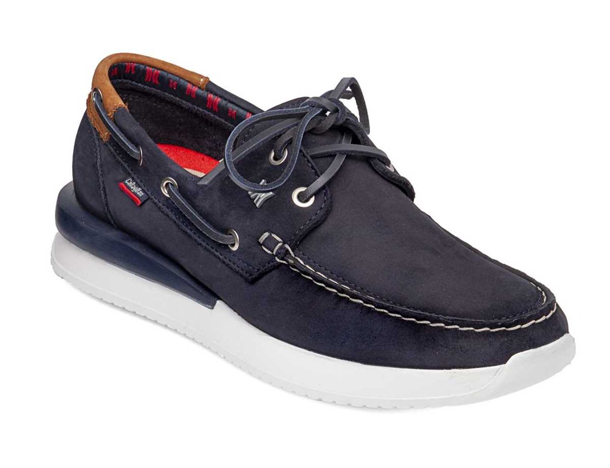 Chaussures Bateau Callaghan 52100 Moses Bleu Marron Homme | SYW-4454558