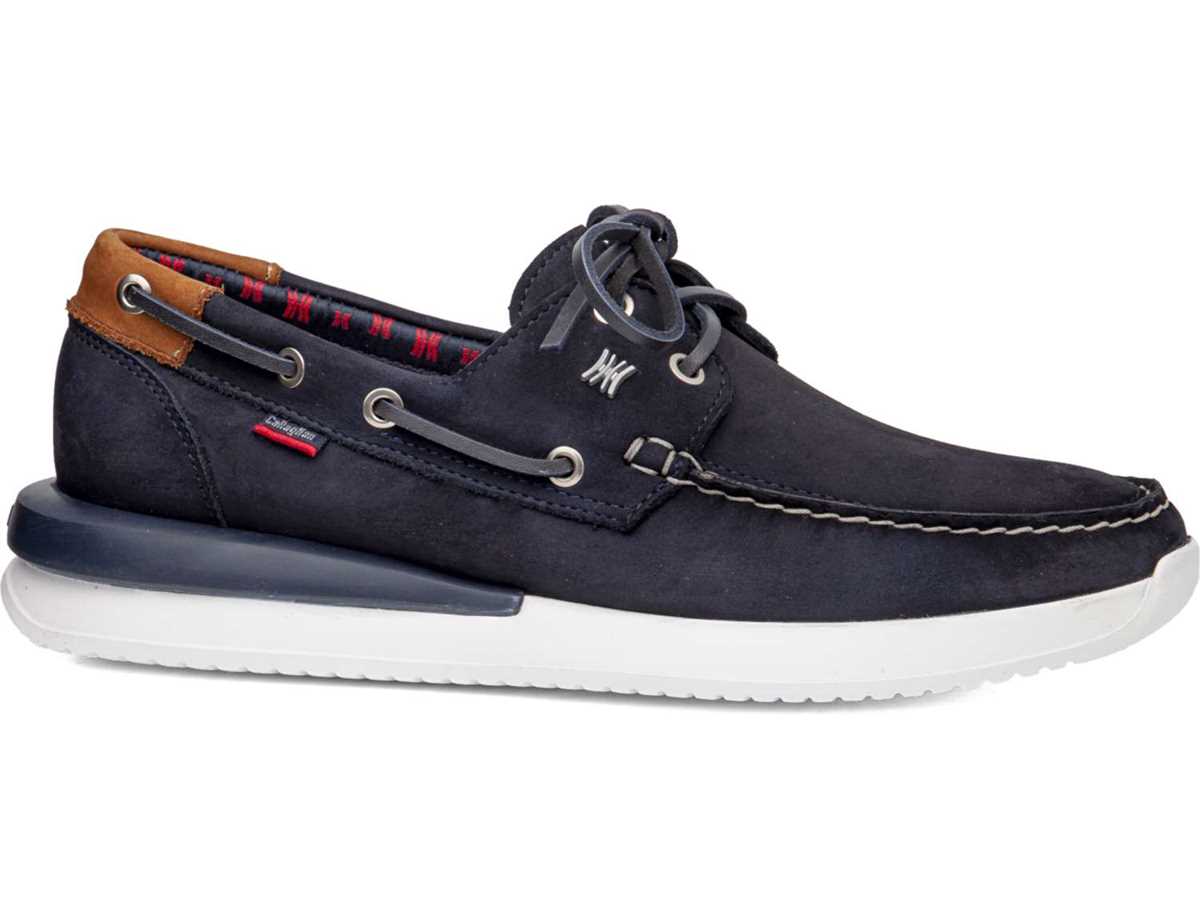 Chaussures Bateau Callaghan 52100 Moses Bleu Marron Homme | SYW-4454558