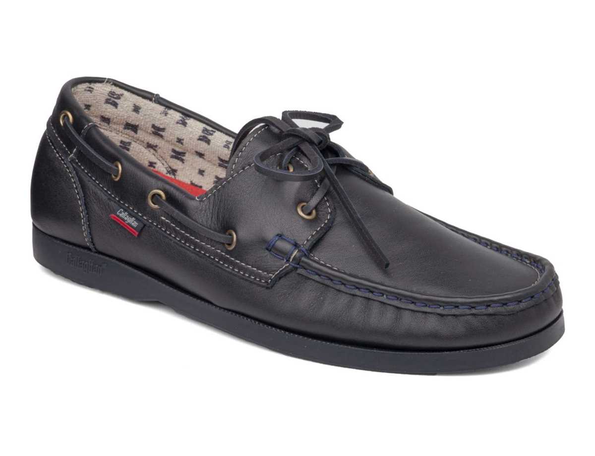 Chaussures Bateau Callaghan 51604 Yate Noir Bleu Homme | PIB-3031141