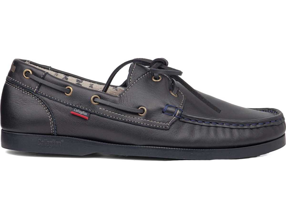 Chaussures Bateau Callaghan 51604 Yate Noir Bleu Homme | PIB-3031141