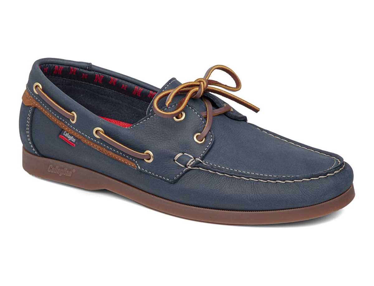 Chaussures Bateau Callaghan 51603 Yate Bleu Marron Homme | QPQ-2020770