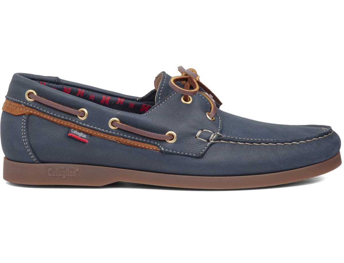 Chaussures Bateau Callaghan 51603 Yate Bleu Marron Homme | QPQ-2020770