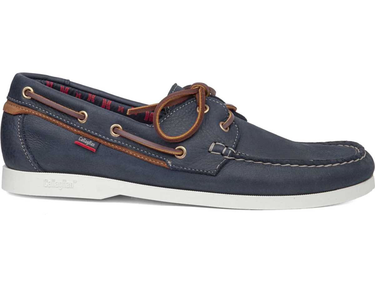 Chaussures Bateau Callaghan 51603 Yate Bleu Marron Homme | FRU-3652184