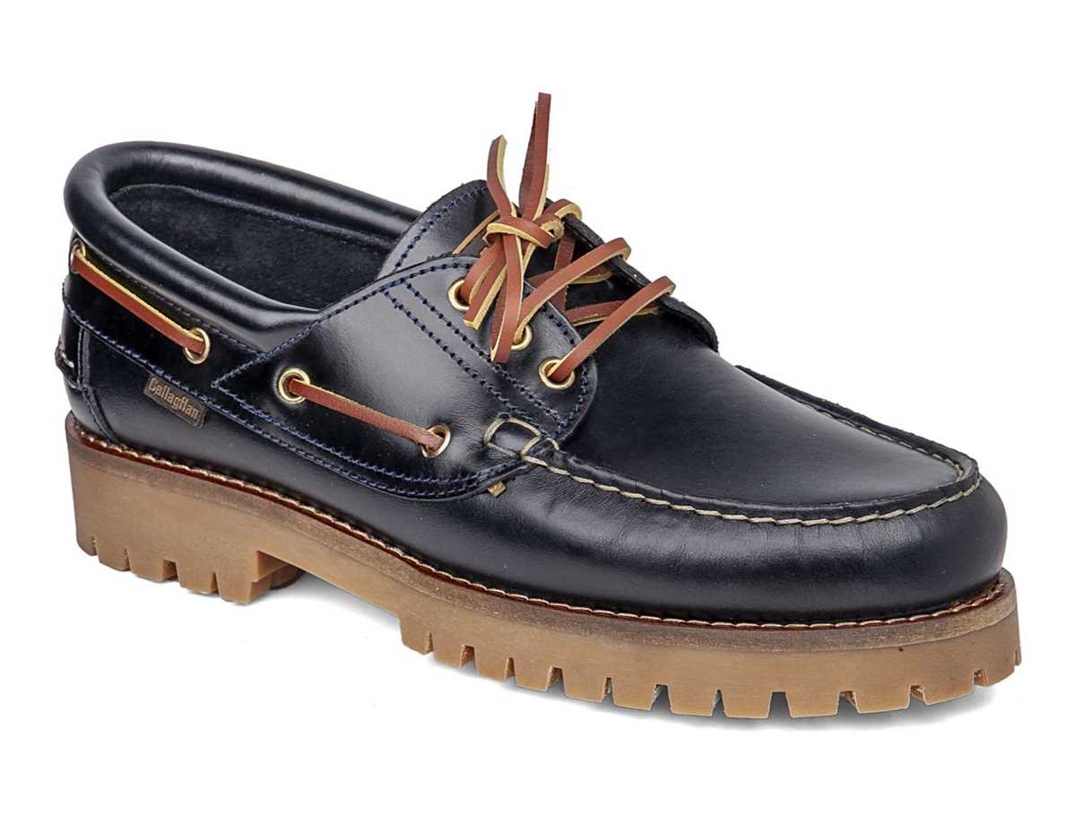 Chaussures Bateau Callaghan 21910 Timber Cro Bleu Homme | YQF-5418730