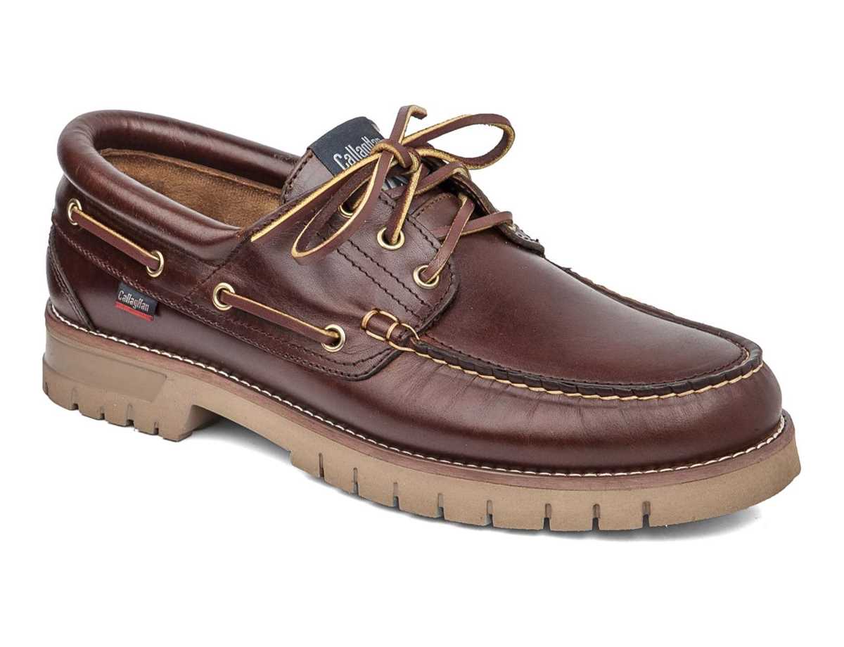 Chaussures Bateau Callaghan 12500 Freeport Marron Foncé Homme | GEQ-7683023