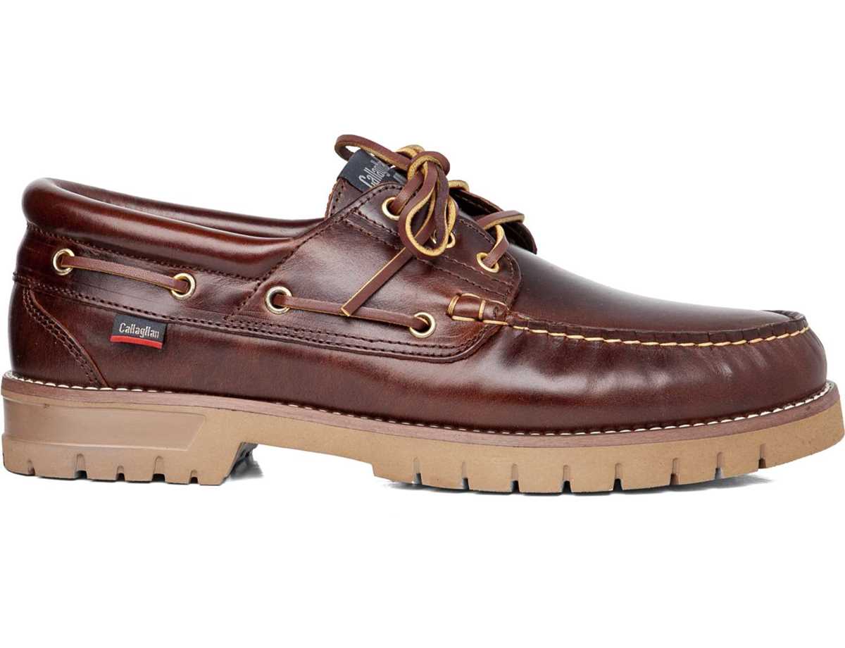 Chaussures Bateau Callaghan 12500 Freeport Marron Foncé Homme | GEQ-7683023