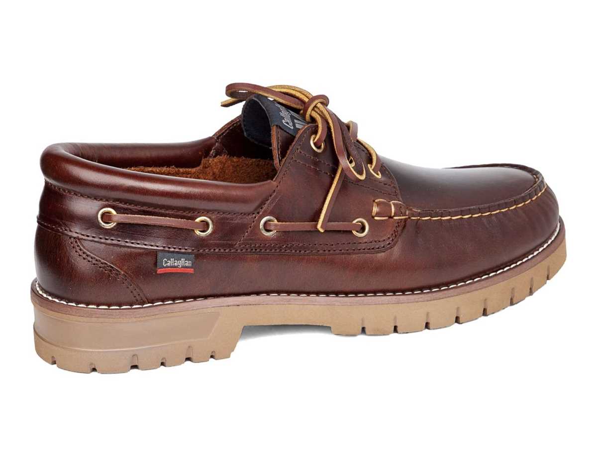 Chaussures Bateau Callaghan 12500 Freeport Marron Foncé Homme | GEQ-7683023